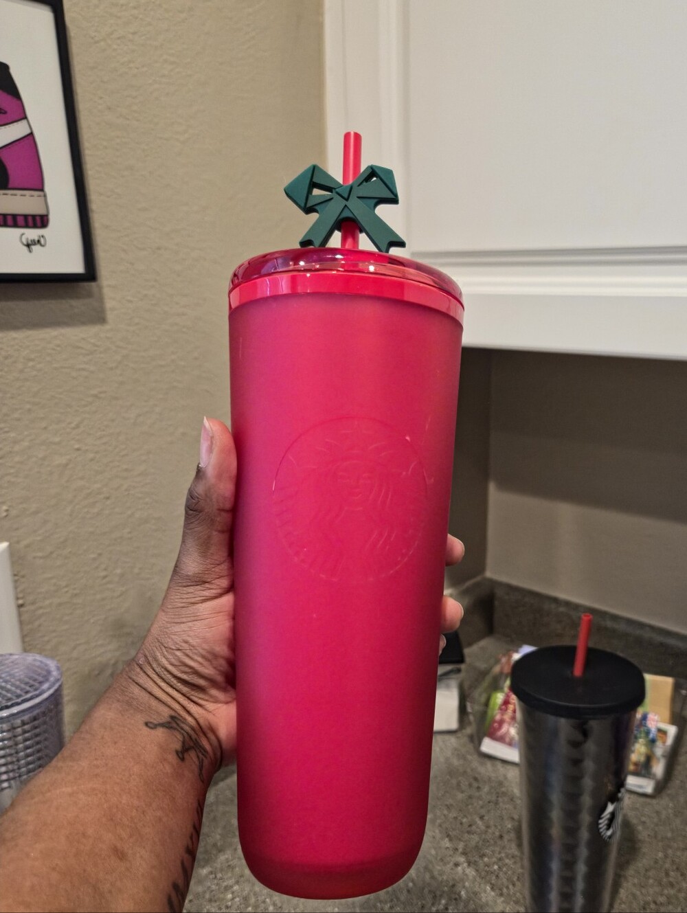 Starbucks Christmas Red Stainless Tumbler